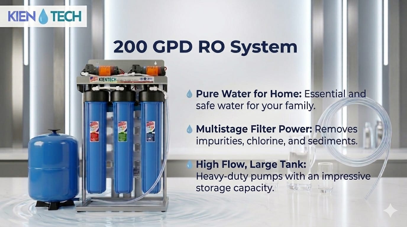 200 GPD RO System